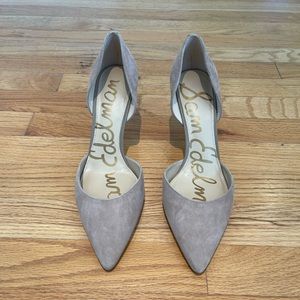 Sam Edelman Telsa D'Orsay Pump, Oatmeal Suede
Never Worn, Perfect Condition!